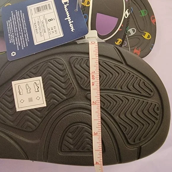 Champion MEGA TOSS C Pop MULTI Women's Slides New in Box w/Tags - Picture 8 of 11